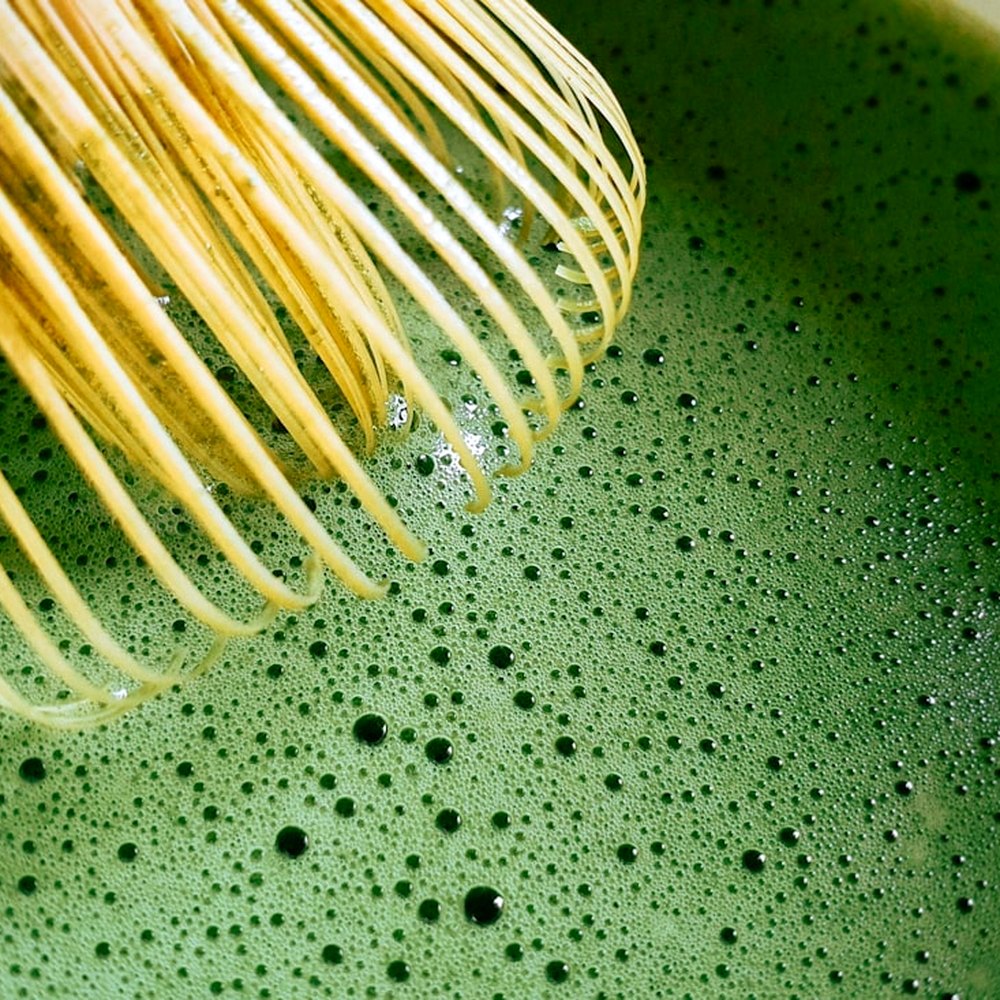 Whisked ceremonial matcha